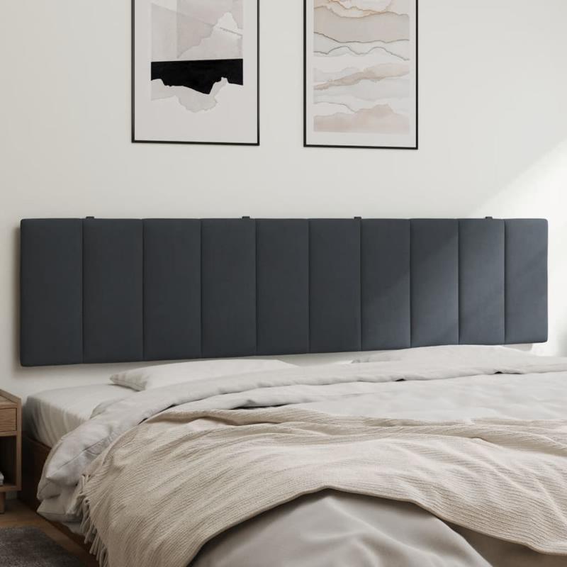 Image of Headboard Dark 200 Cm Velvet