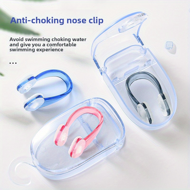 Kisangel 4pcs Silicone Nose Clip For Swimming Anti-Skid Nose