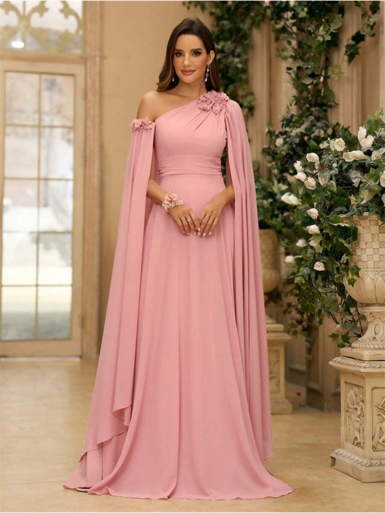 grey bridesmaid dresses with sleeves Hot Sale Evening Dresses Mother of Bridesmaid Dresses Lace Half Sleeve main image 0