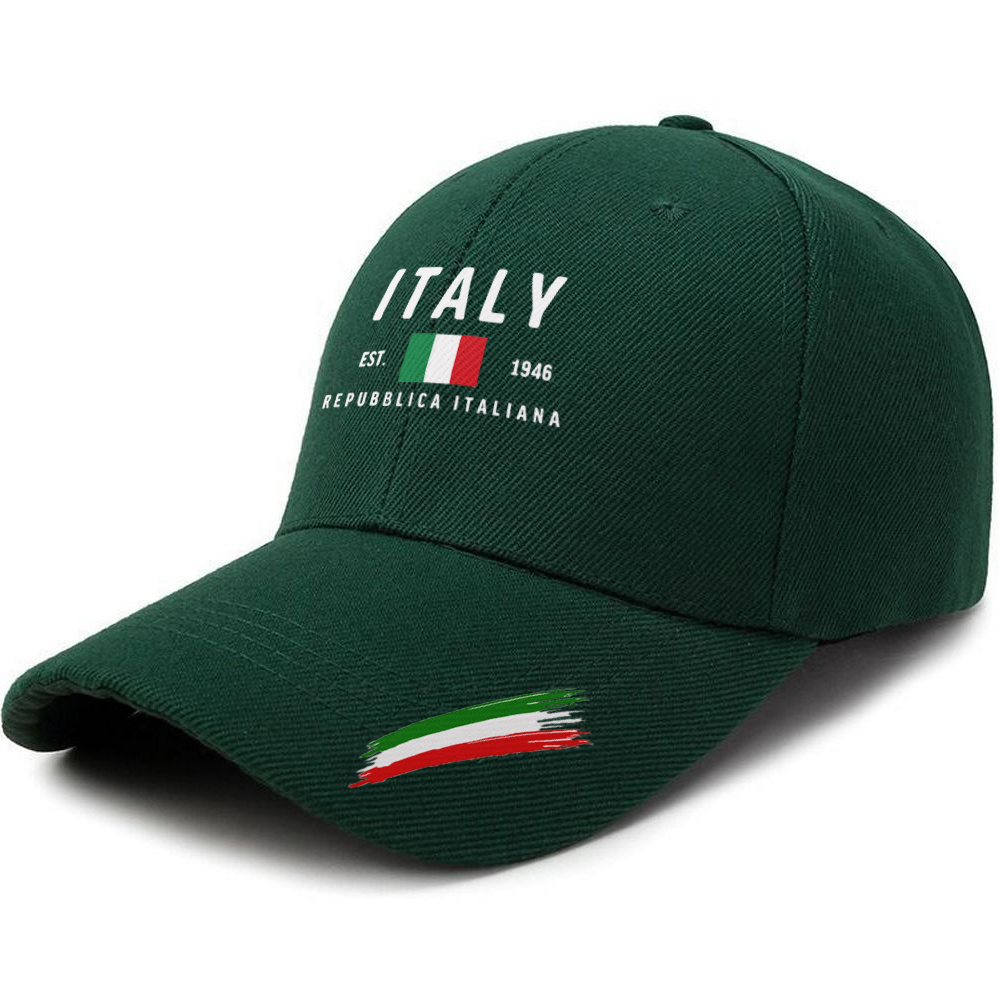 TEMU 1 Italian Unisex Baseball Cap- Lightweight, Breathable, And Adjustable, Suitable For Outdoor Activities And Daily Use, Suitable For , Unisex,