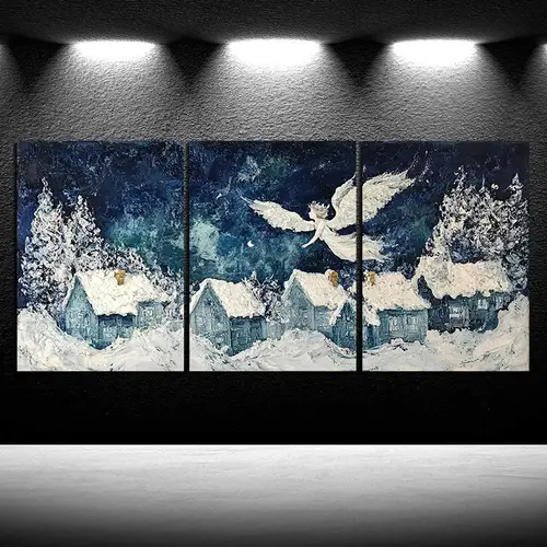 print painting canvas wall art set of 3 frameless high for living room bedroom perfect gift idea wxg02231 12x18inches 30x45cm room decor