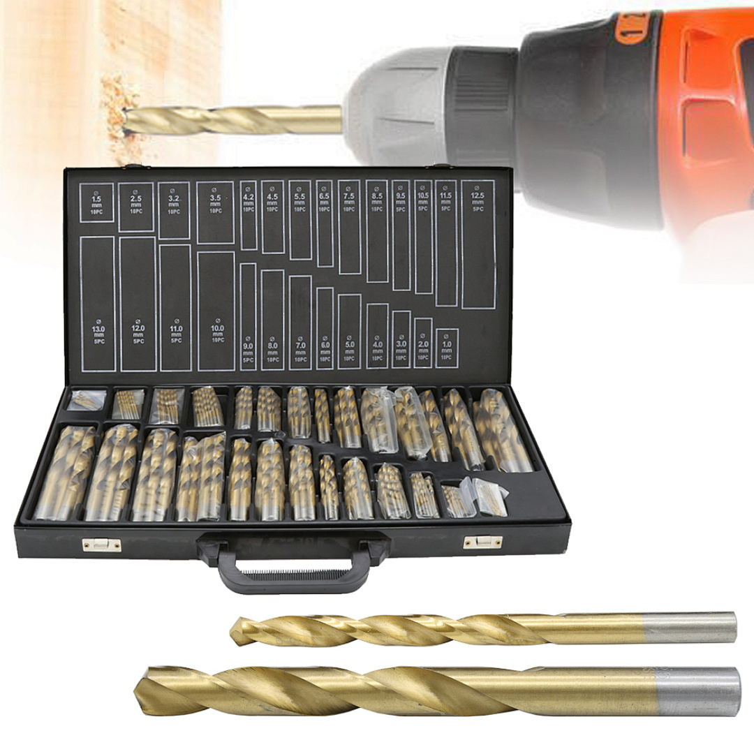Drill Drill 230pcs Drill Set Metal Drill Spiral Drill Drill Spiral Drill Wood Drill
