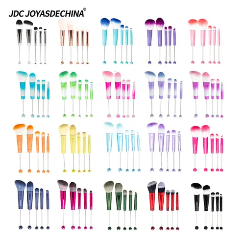 10pcs beadable makeup brushes set cosmetic brushes eyeshadow brushes concealer brush dly crafting making decoration gift handmade crafts