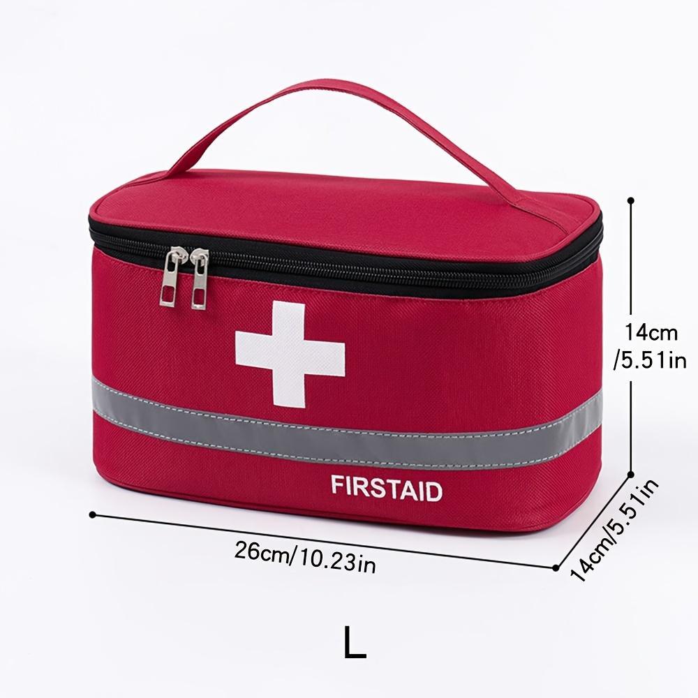 Stylish Women's Travel First Aid Kit - Durable Polyester, Portable Medicine Organizer for Home & Outdoor Use details 3