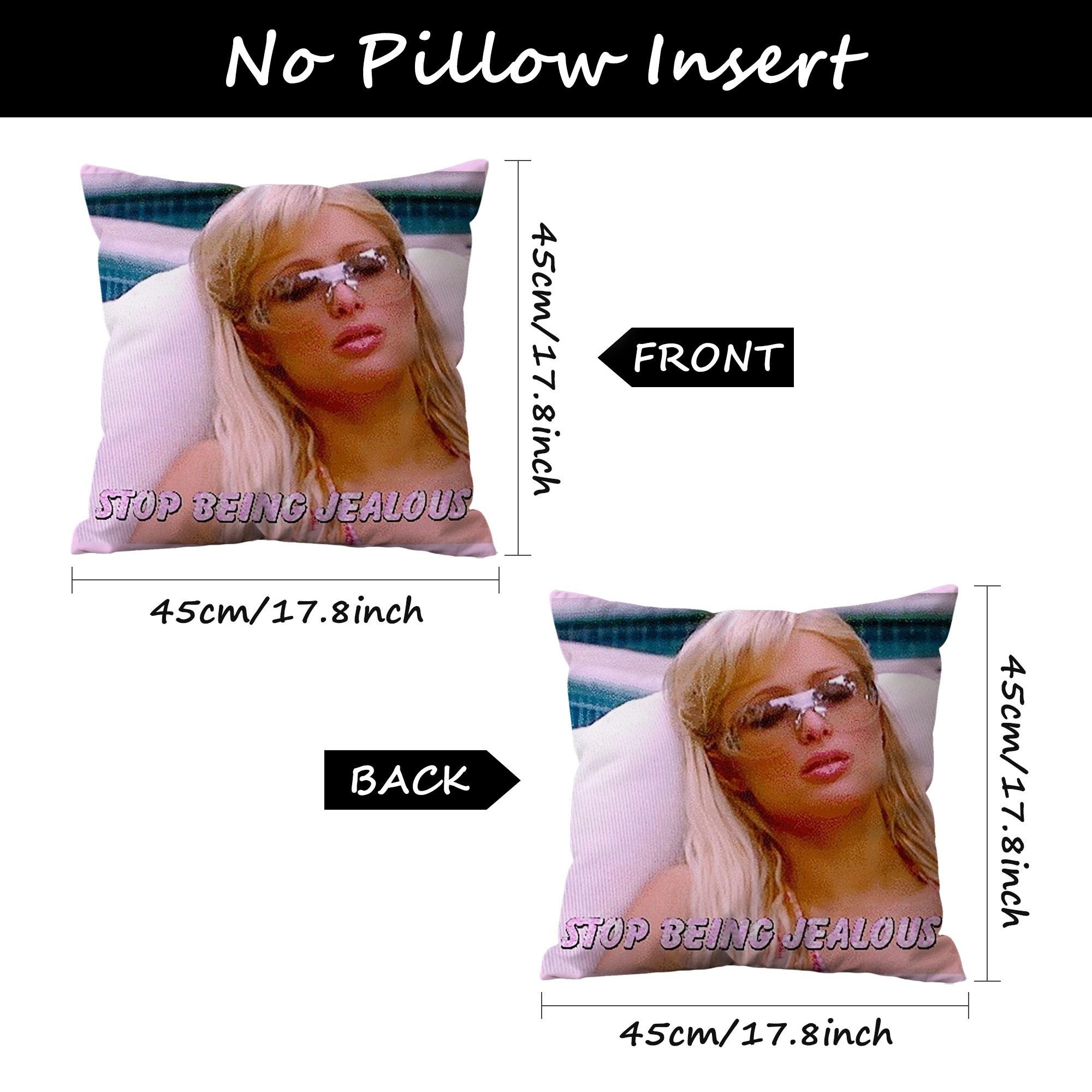 TEMU Stop Being Christmas Throw Pillow Covers, For Game Room, Bar Decor Pillowcases, Winter And Decor Products, Soft And , No Pillow Insert,