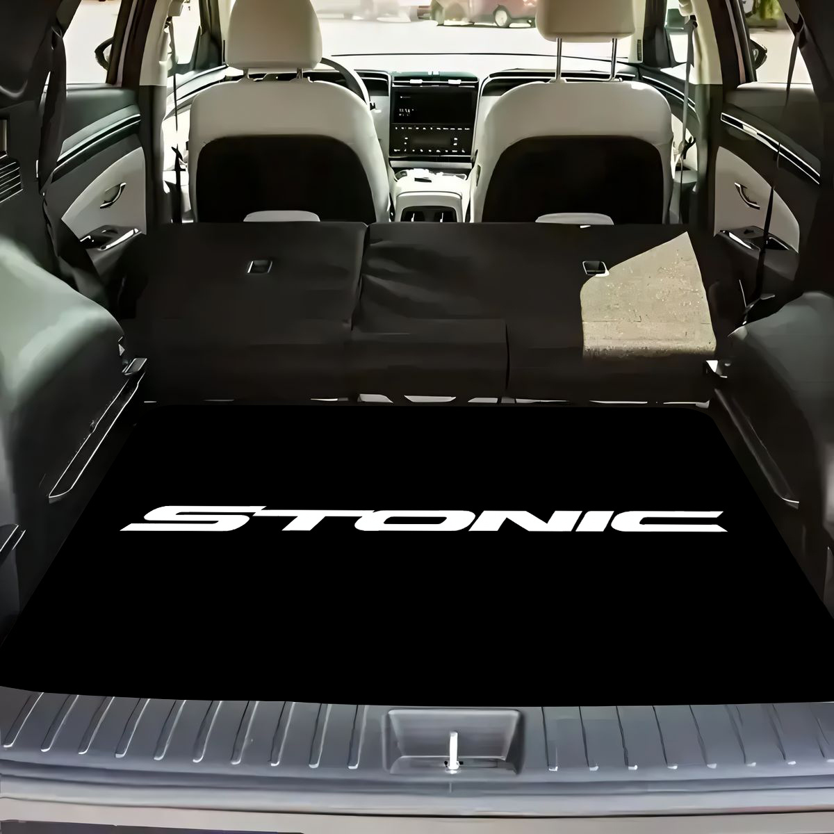 TEMU 1pc Car Trunk Mat Suitable For , Made Of Durable Material With A Stylish Design, Perfectly Protects The Car Interior, Fits All Models, Easy To