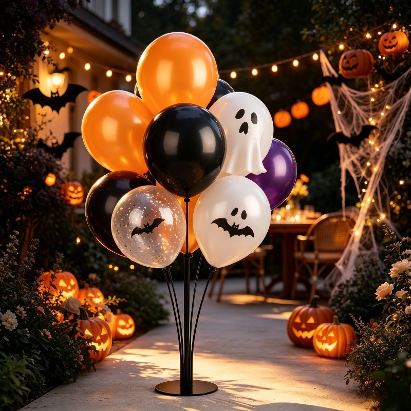 TEMU Display Stand, With Weighted Round Base, Reusable Balloon Column Stand, Suitable For Tabletop And Floor Party Decorations, Balloon Decorations,