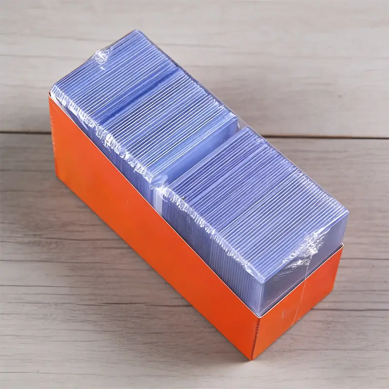 waterproof card sleeves China Board Game Henwei Credit Holographic Photocard - Printed Card Sleeves and Protective Card Sleeves price baseball cards High-Quality 1000 Count Trading Card