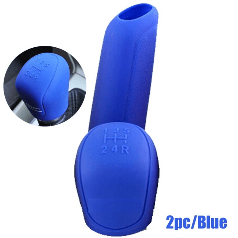 TEMU Ein Set aus zwei Schaltknauf- und Handbremsschalter-Abdeckungen, passend für Ford Focus 2/3, , Kuga 2 und , inklusive Schaltkopf-Abdeckungen und