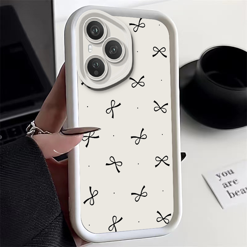 අයිතම පින්තූරය ෆෝන් කවරය: කොරියානු විලාසිතාවේ කළු බෝ ඩොට් ස්කයි අයි ලැඩර් ආරක්ෂිත කවරය Honor 200 400 Pro 90 Lite Magic 7 8 Pro X6A X7A X7B X7D X8A X8B X8C X9A X9B X9C Smart 5G සඳහා. එය ඔබගේ දුරකථනයට ලැබිය යුතු හොඳම සහයකයායි