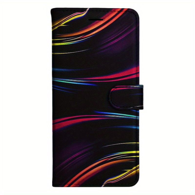 TEMU Phone Case: Line Flip Wallet Case For S8 S9 S10 A30s A50s Note 10 20 A10s A20s A51 A71 S20 A11 A31 S20 S21 A42 A12 M12 A32 A52s A72 A22 A02 S22