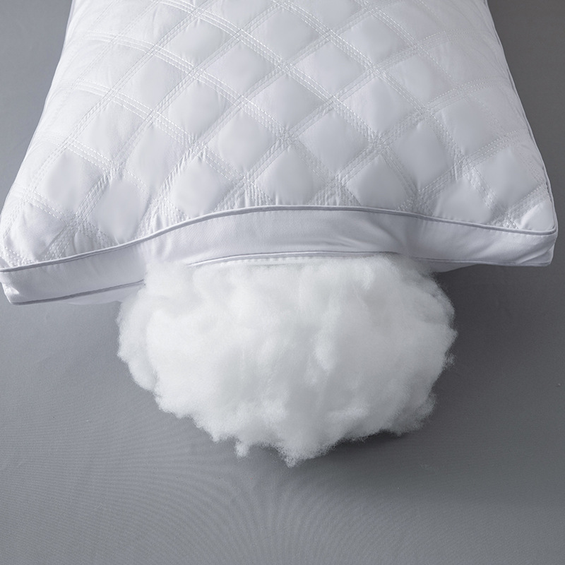 2pcs Luxury Neck Support Pillow - Five-Star Hotel Pillow Quality, High-Density Non-Collapse Core-Comfortable Relax, Deep Sleep Pillows