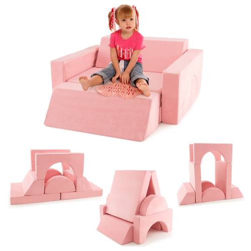 canapé pour enfants 8 pièces, canapé pour tout- avec housse amovible pour salle de jeux et chambre, canapé créatif dintérieur pour , meubles pour salle de jeux denfants,design ludique,siège amusant,facile à nettoyer,sièges s,maisons familiales,centres de garde