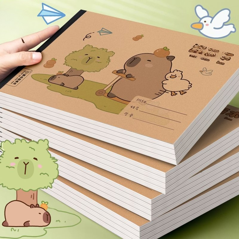 Capybara A4 Blank Sketchbook, Art Drawing Book