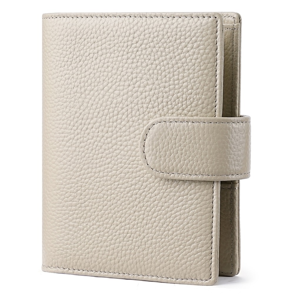 Stylish New Passport Holder A7 Ring-bound Notebook Full-grain Genuine Leather Wallet With Large Capacity Perfect For Daily Use Gift For