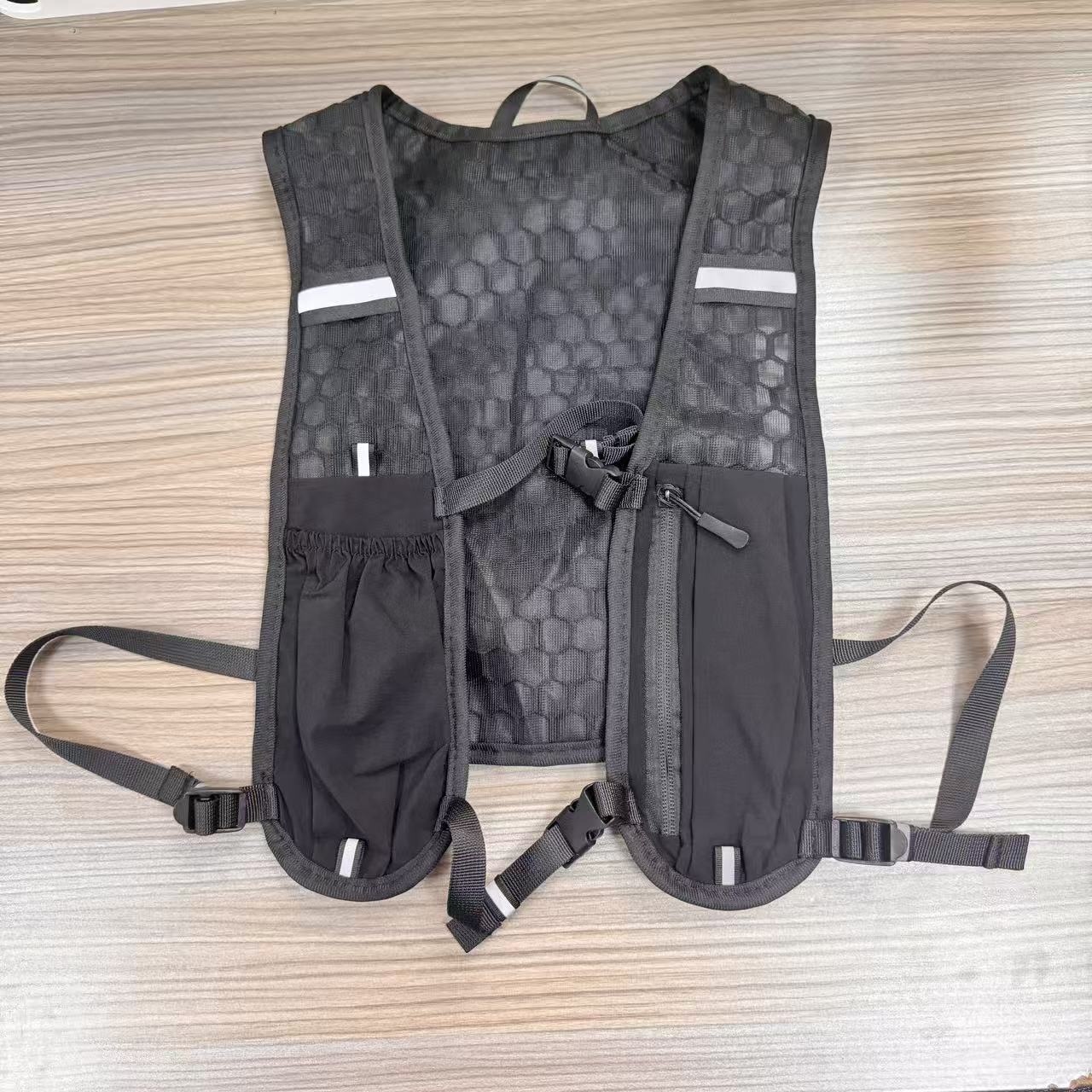 TEMU Chaleco de running pequeño, transpirable y con bolsillo para botella de agua y teléfono, adecuado para deportes al , senderismo, ciclismo,