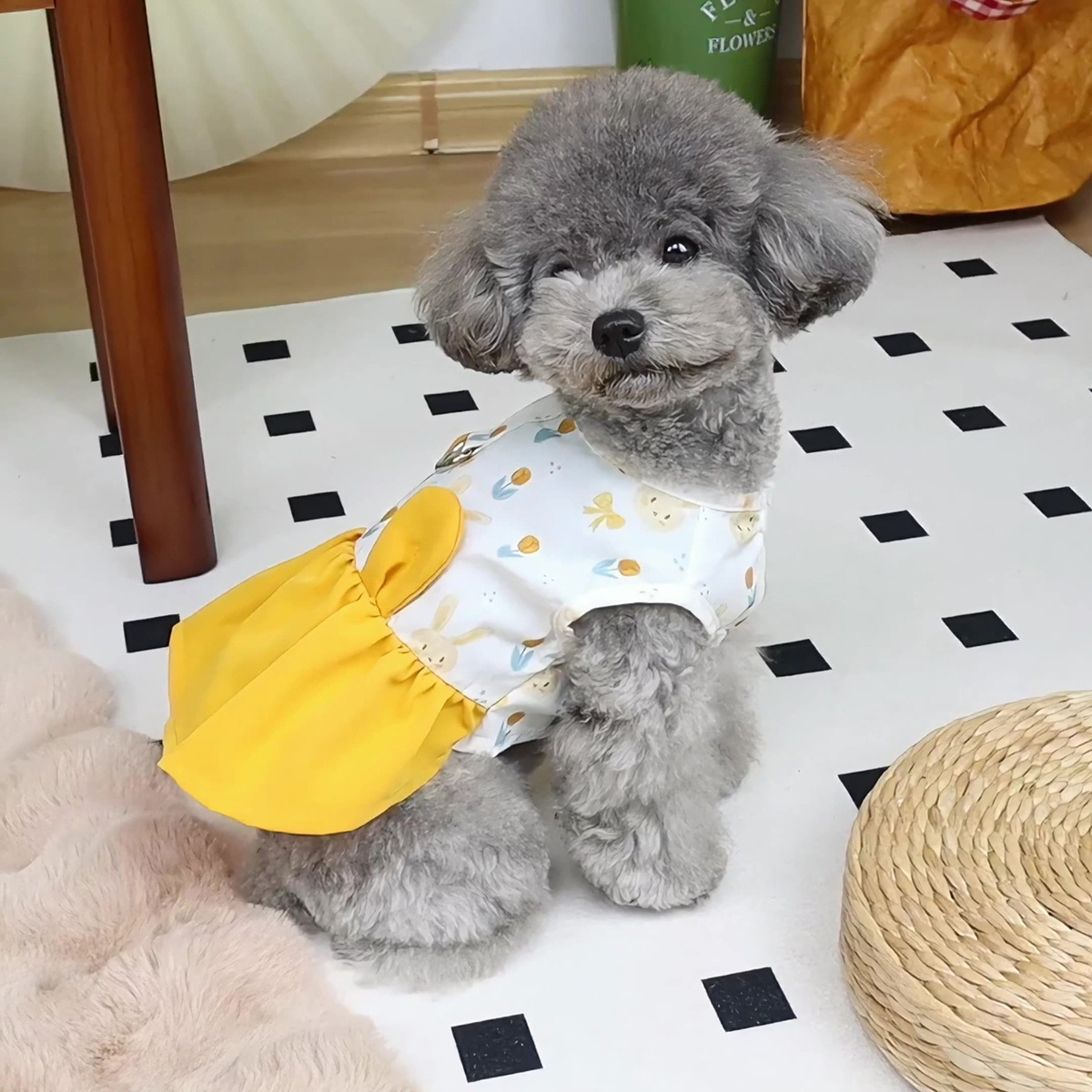 pet dog easter dresses skirt for small and medium girl dogs