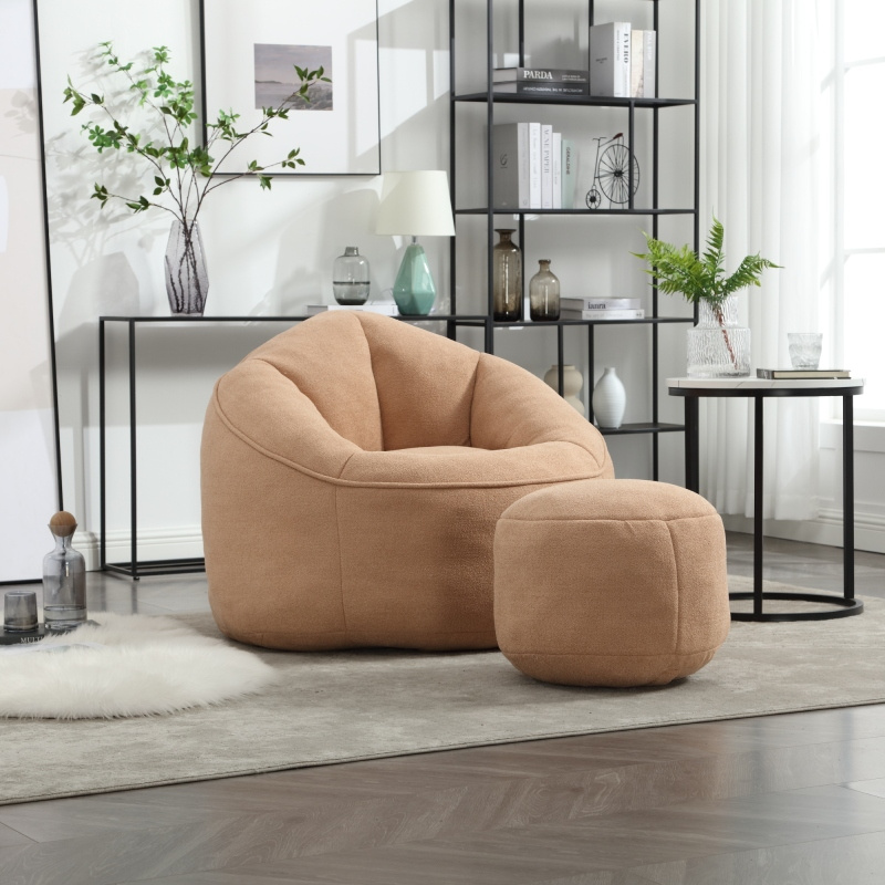 3-seater large bean bag chair sofa for adults high-density