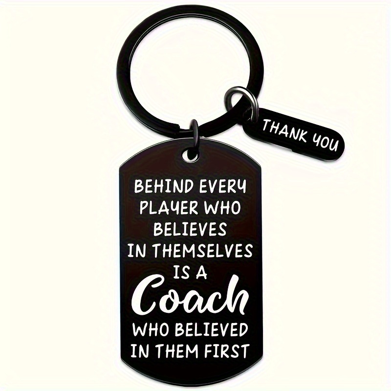TEMU Appreciation Keychain Gift - Perfect For Hockey, Baseball, Soccer, Volleyball, Team, And Fitness Thank