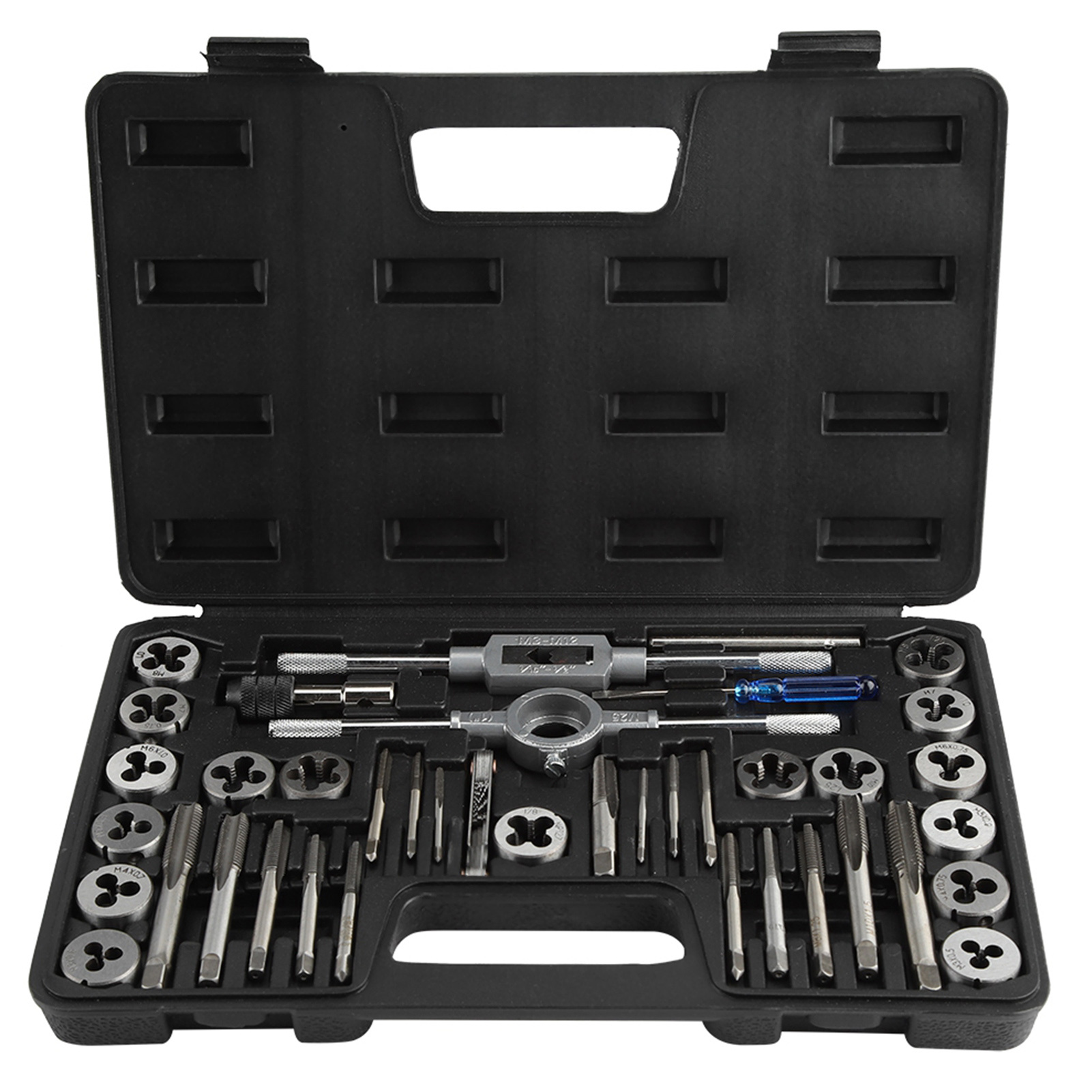 TEMU Ensemble d'Outils à Main Robustes pour Vis M3-M12 avec Clés et Jauge de Filetage