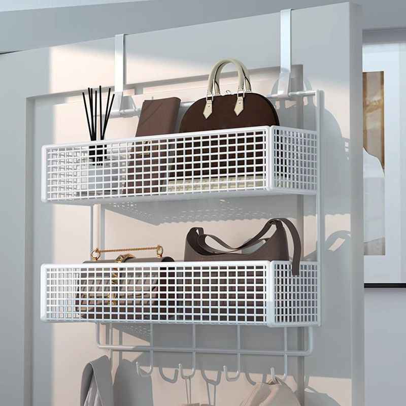 

-install Over-the- - , No-drill Metal Organizer For