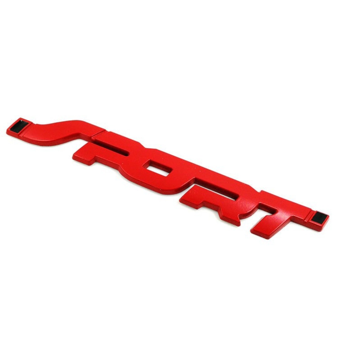TEMU Auto-Emblem, Auto-Umbau SPORT-Emblem Metall-Abzeichen, Auto-Sport-Heckemblem 3D-Legierungsabzeichen, -Abzeichen