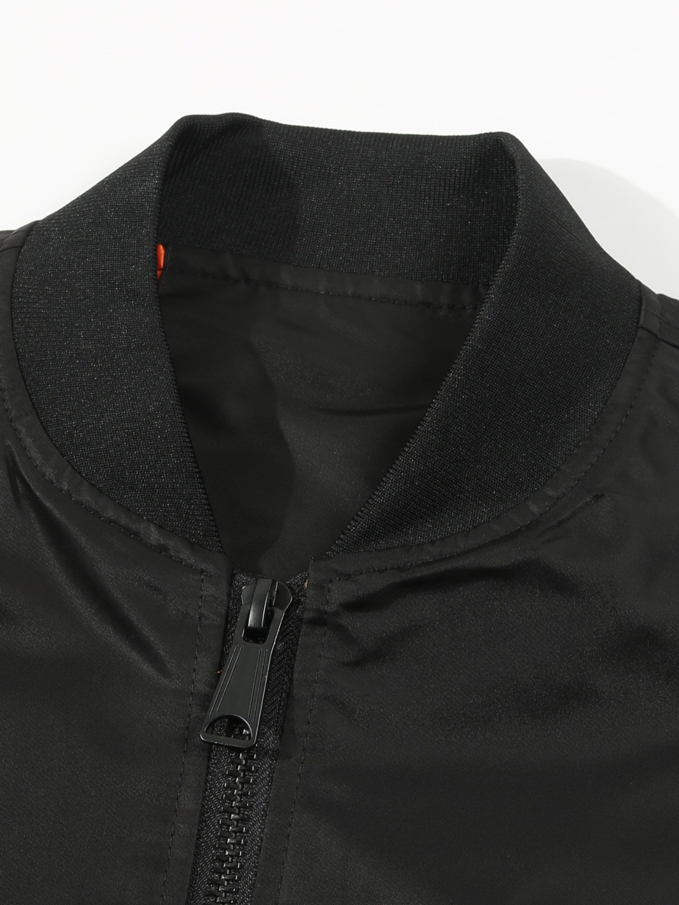 MA1 Pilotjas voor Heren - Vliegtas met Rits en IKON LEGEND Achterkant Print, Volledige Ritssluiting, Opstaande Kraag