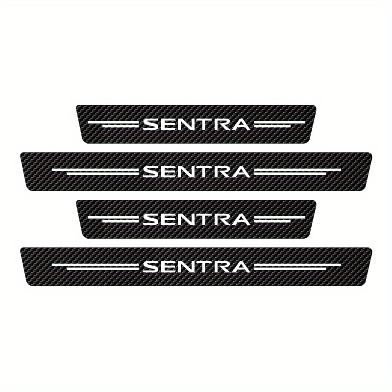 

4 Silicone Car Protection Trim Strips, , With Car Trim Mounted On , Compatible With Sentra Models