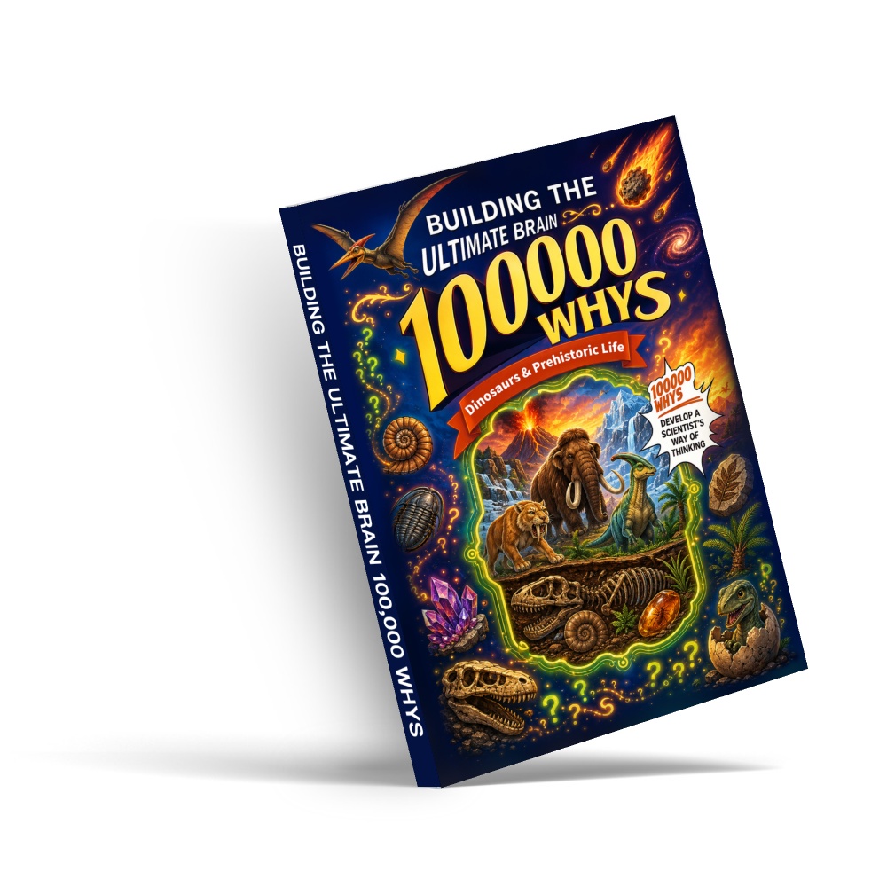 TEMU 100000 Whys Dinosaurs And Prehistoric Life Book For Kids, Fun Science Q&a Book About Dinosaurs, Fossils, Ancient Animals, Earth History And