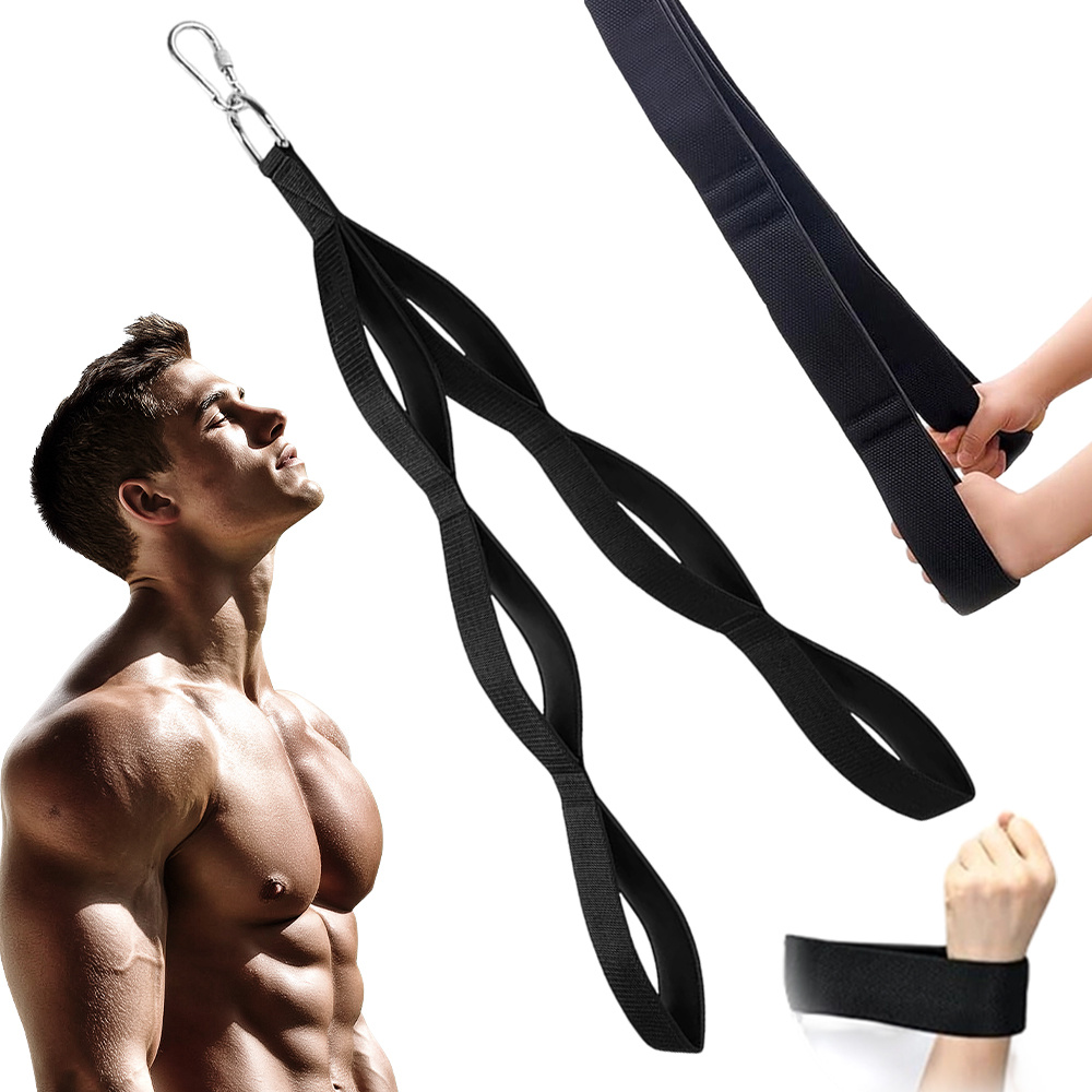 Ergonomic Resistance Band For Triceps, Back, And Shoulder Training; Suitable For Home Gyms And Offices.