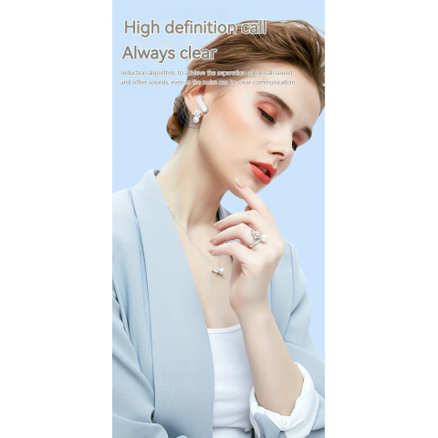 LAN XUN Introducing The Latest Wireless Earbuds with an Exceptionally Long Battery Life- Compact Dual Stereo In-Ear Headphones Designed for Sports And Gaming, Featuring USB Charging And Noise Cancellation for Calls.