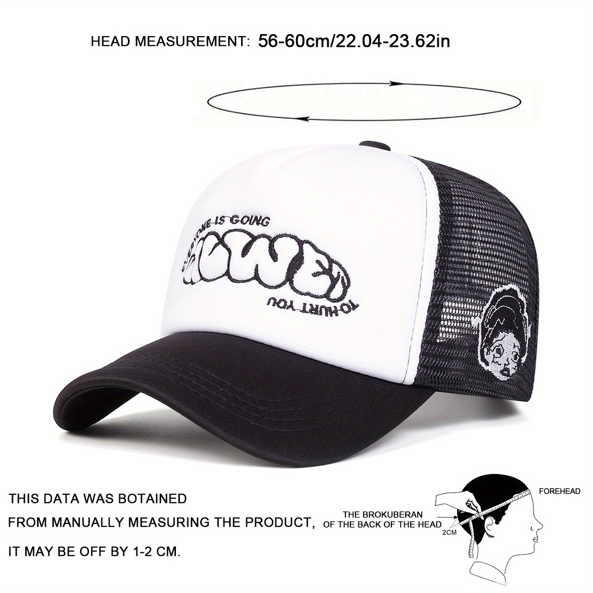 Women's Embellished Five-Panel Cap with Lettering