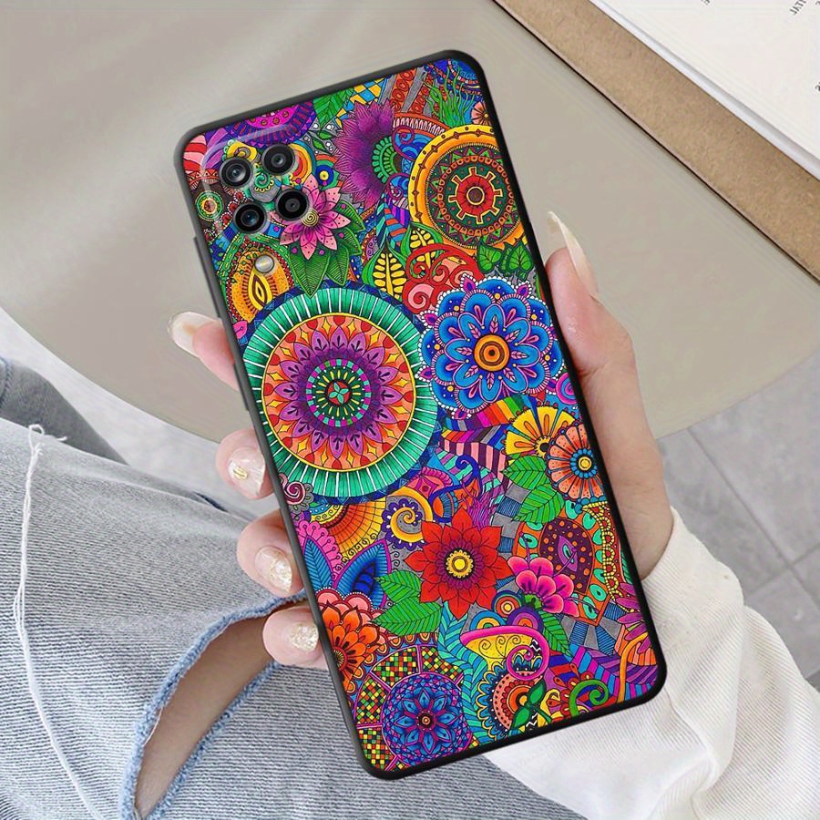 TEMU Mandala Phone Case For A52 A15 A16 A21s A22 A14 A34 A54 A12 A23 A42 A25 A11 A53 A24 A13 A32 A33 5g Soft Cover Shell