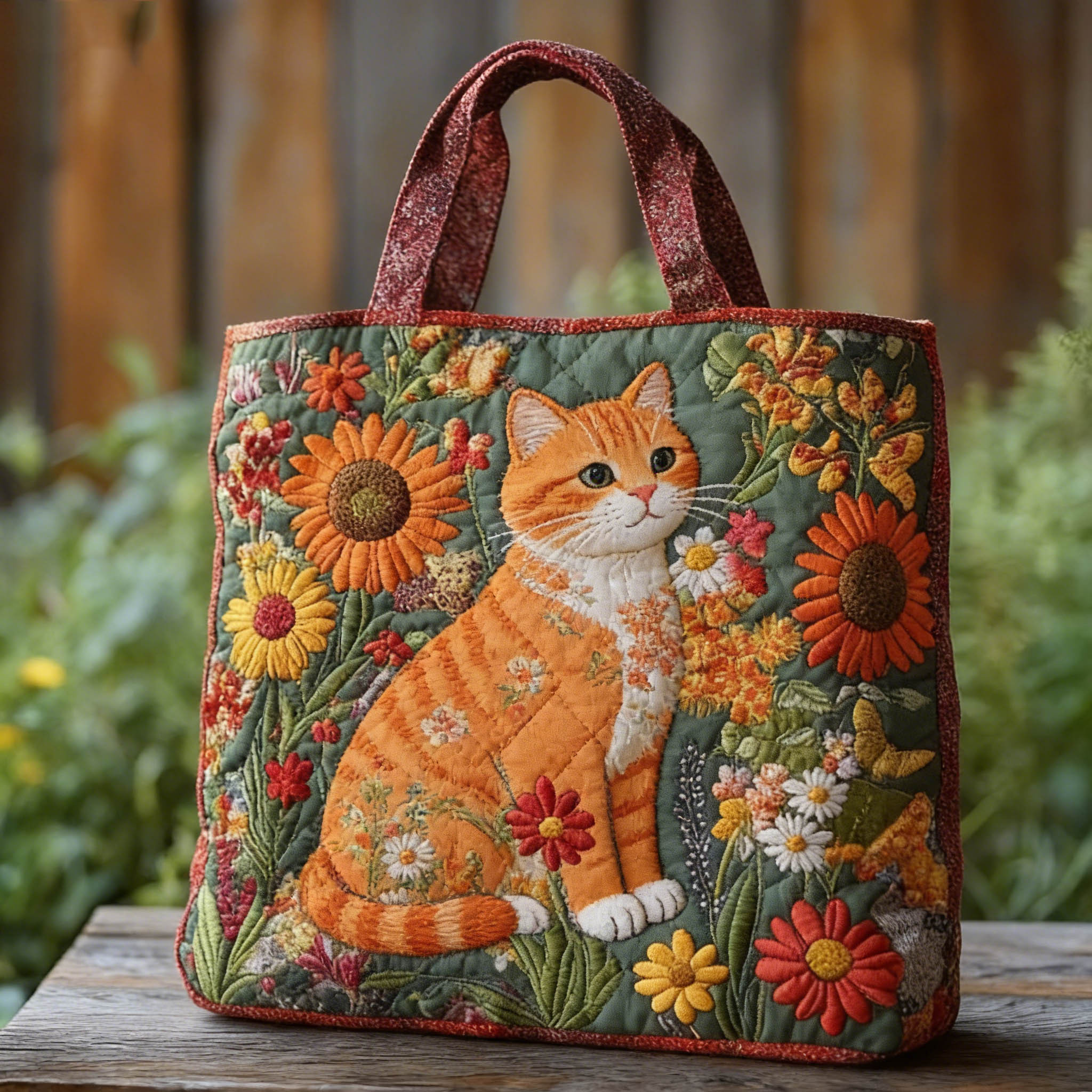 quilted tote bag sold on Temu United States
