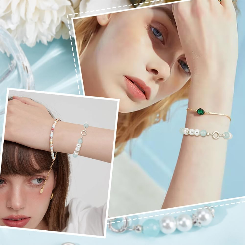 S925 Sterling Silver Necklace Ring Clip Spring Gate Rings