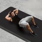 1pc yoga mat for men women extra thick non slip high eva material easy to clean tear resistant storage strap home workouts yoga pilates fitnes