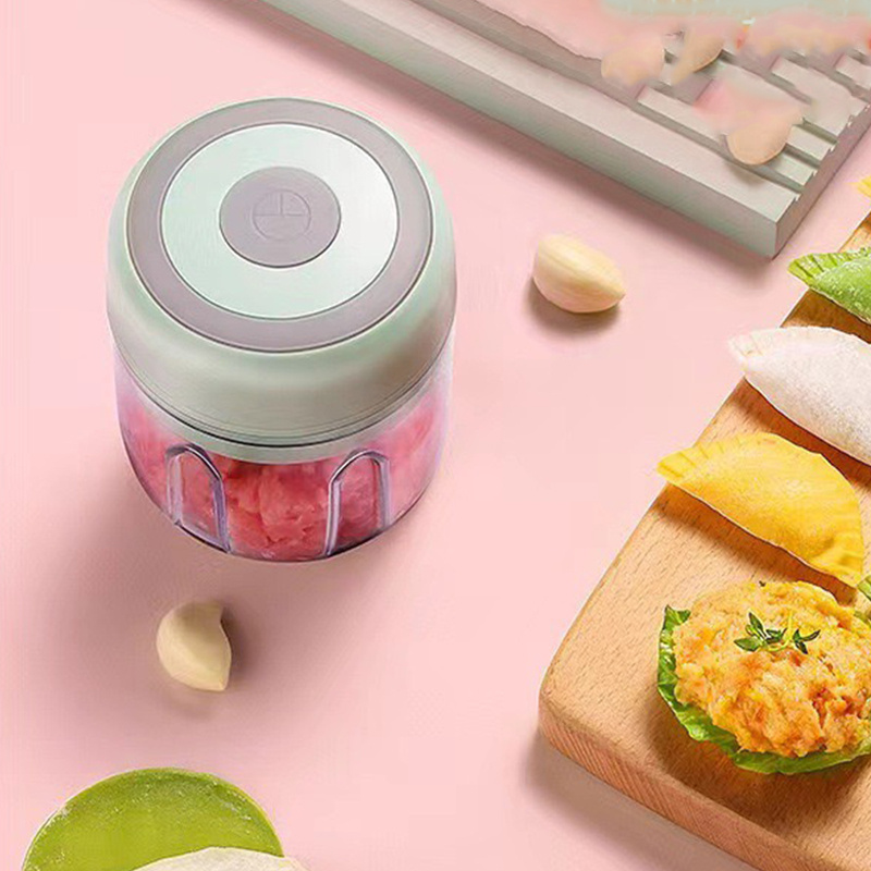 electric mini garlic chopper, portable rechargeable food processor with usb, stainless steel blades, garlic blender for garlic, onion, meat, chili,   tool( ), garlic mincer, meal prep tool, food preparation, portable chopper, handheld blender,   chopping, durable plastic, meat grinder, onion chopper,  , cooking enthusiasts Product details 7