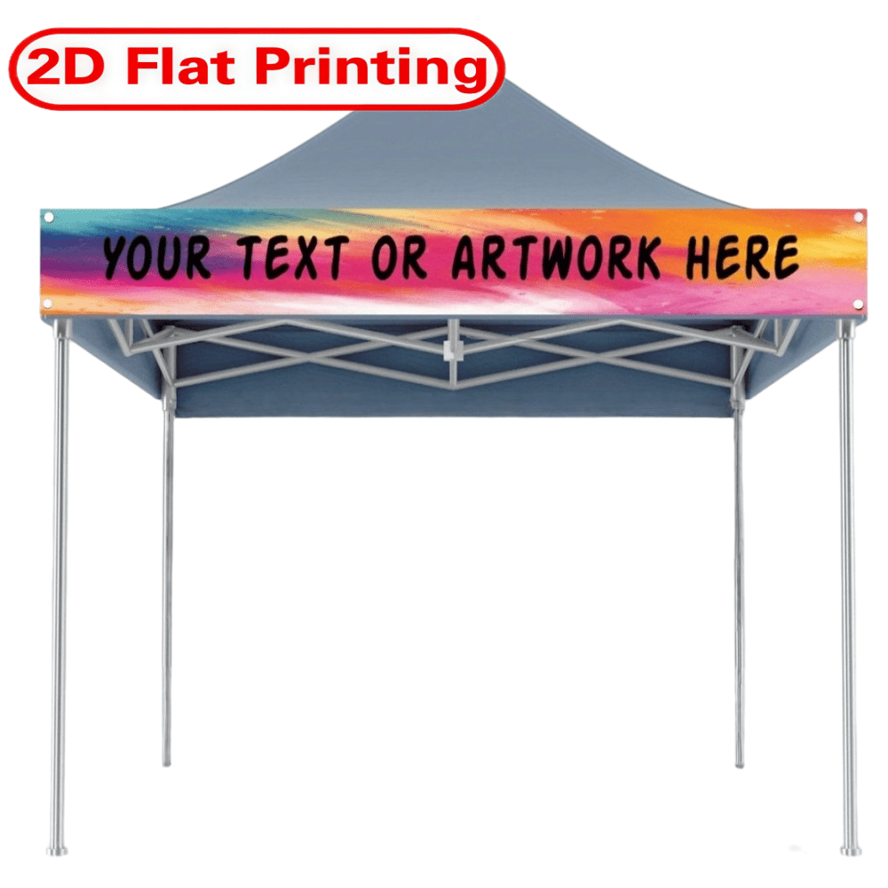 TEMU 2d Flat, Customizable Tent Banners, Background Banners, And Desktop Banners - 2d Flat Your Own Text/artwork, Durable Polyester Fiber With