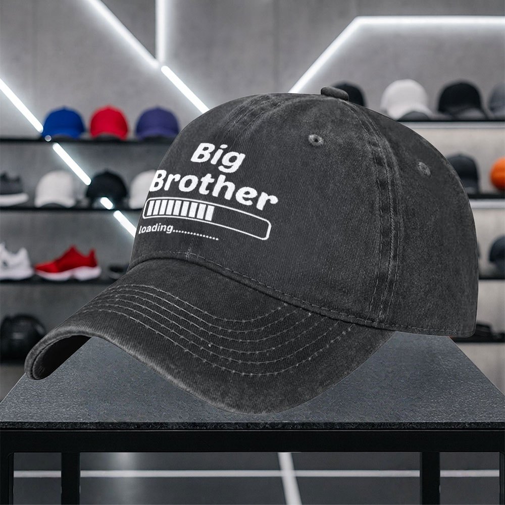 TEMU 1pc Of Stylish And Versatile Trendy Baseball Cap, Featuring The "brother Loading" Exquisite Printed . The Perfect Hat For Casual Activities - ,