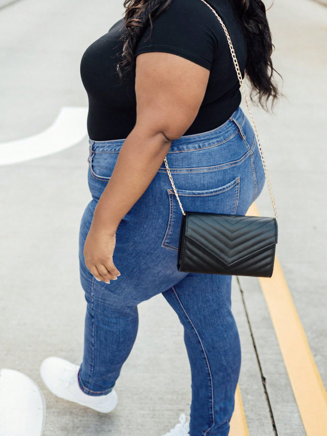 8xl large womens jeans stretch small legs light blue jeans mm komportable na angkop para sa araw-araw na pag-commute Mga detalye ng produkto 1