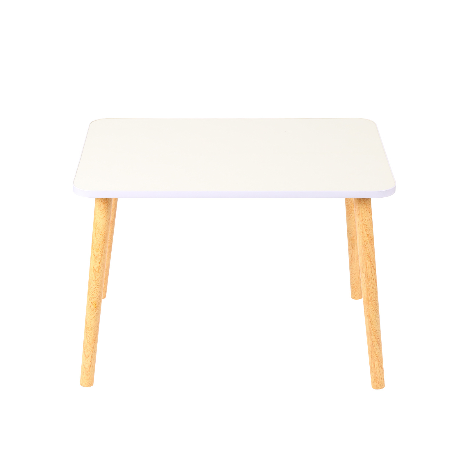 TEMU Table basse, petite table d'appoint - Blanche - 60 x 40 x 42 cm - Simple et , parfaite pour de l'après-midi