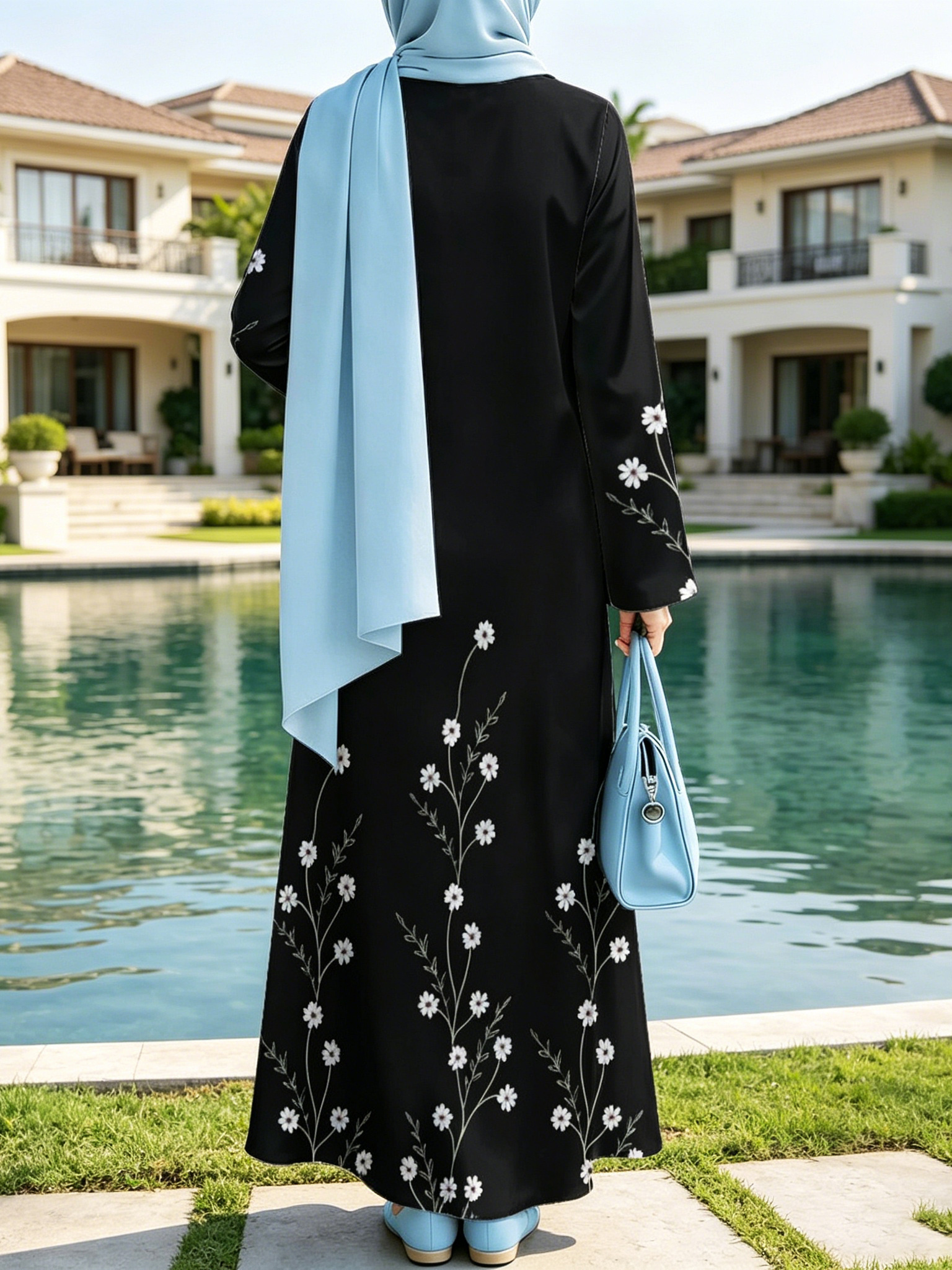 popular muslim womens clothing arrives womens dress classic loose fit middle eastern traditional robe elegant muslim long dress long abaya restoring the essence of middle eastern traditional robes this elegant long dress is suitable for all