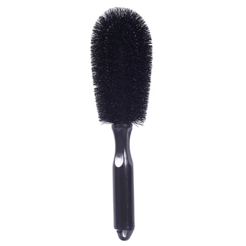Image of Car Wheel Brush Tire Cleaning Brushes Tools Car Rim Scrubber Cleaner Duster Handle Motorcycle Truck Wheels Car Detailing Brush