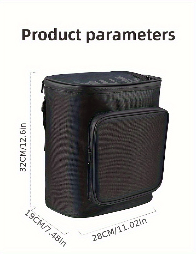 1pc white black motorcycle storage bag adjustable strap large capacity for commuting and travel durable electric bike saddlebag ideal gift for essential for comfortable rides Product details 7