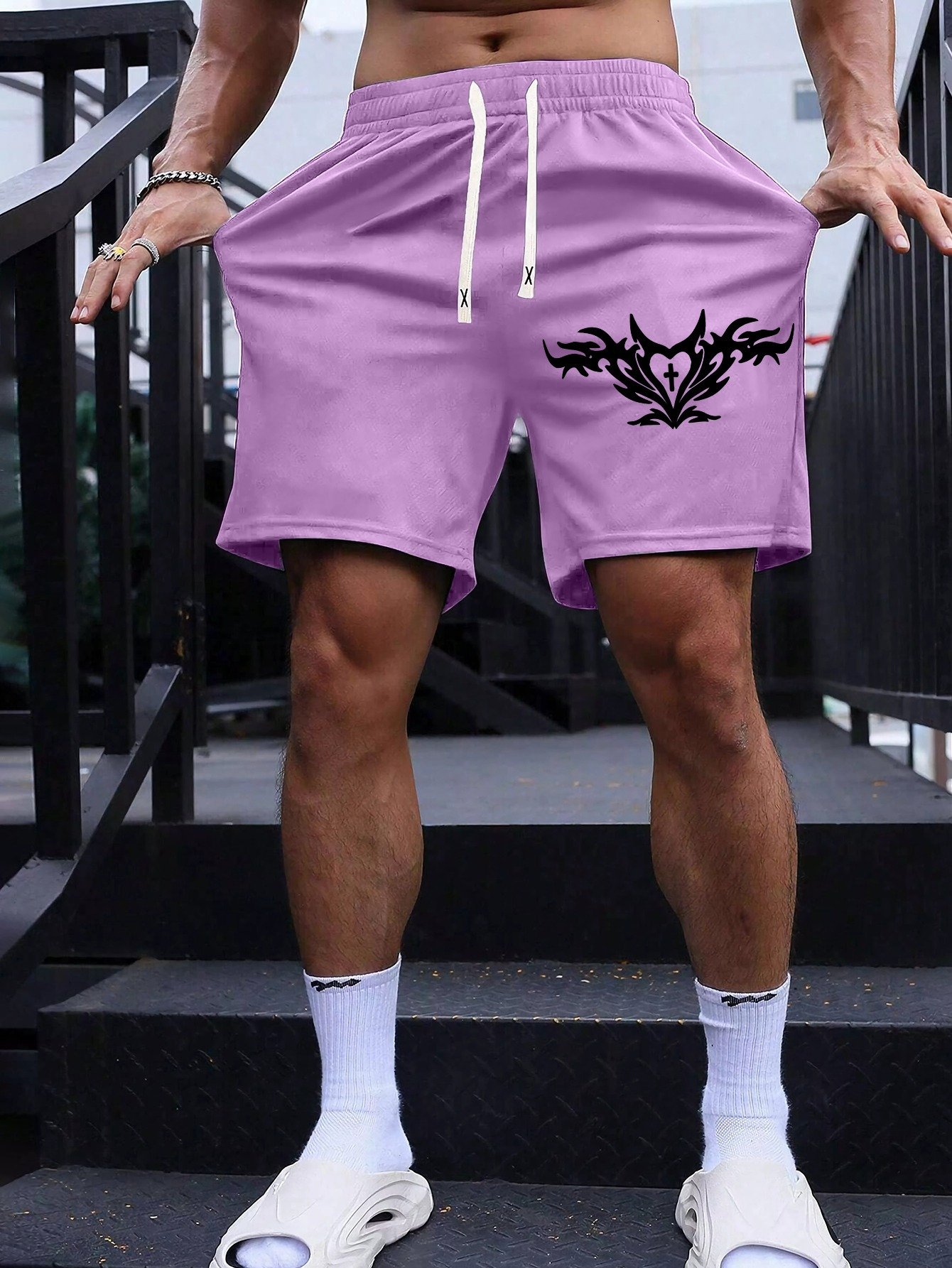 men's summer shorts lightweight loose trendy korean style - Temu