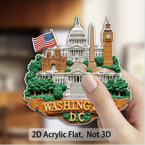 1pc of 2d flat printed magnetic decorative sticker for refrigerators features vibrant colors that are durable and resistant to fading with that prevents it from falling off ideal for a of refrigerators freezers