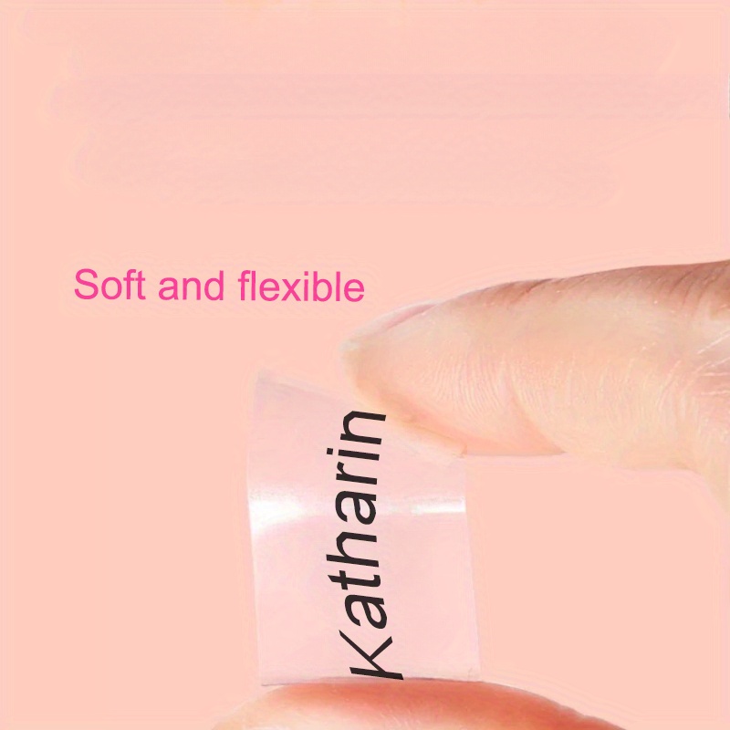 Personalized Custom Transparent Name Tags, Waterproof Material, 45-999pcs Set, Suitable for Paper Labeling, Numbering, School Supplies, Office Essentials