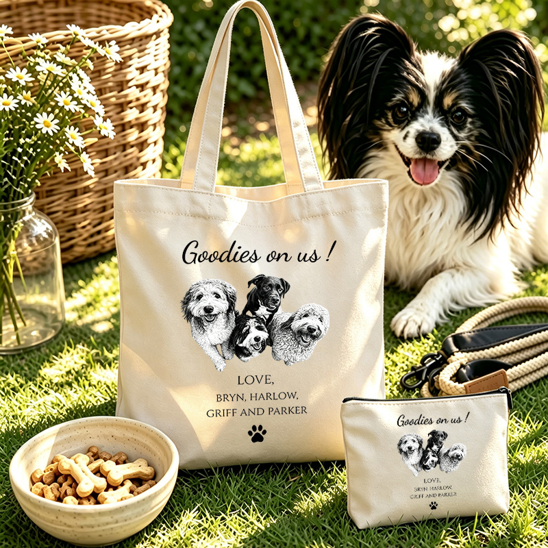 Customizable Dog Gear Bags for Pet Supply Storage