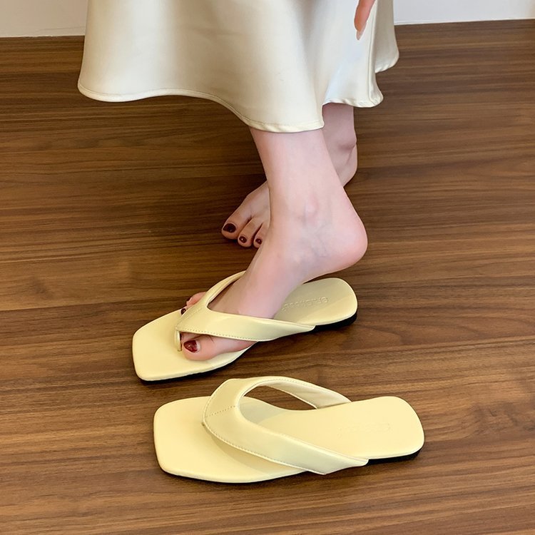womens non   flops lightweight soft sole slip on shoes with cushioned pu outsole slip resistant for home beach travel   in   tan beige womens house shoes casual footwear indoor slippers opentoe style  able lining   slippers   Product details 7