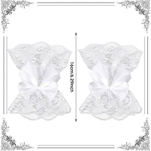 lace gloves bow tea party short wedding fingerless gloves for 80s wedding halloween masquerades prom cosplay